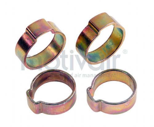 Mild Steel Single Ear O Clips 7mm - 18mm