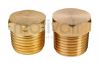 Brass Hollow Hex Male BSPT and NPT Blanking Plug