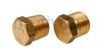 Brass Solid Hex Male BSPT and NPT Blanking Plug