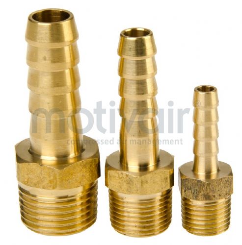 Hose Tail - Brass BSPT 1/8