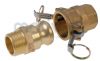 Brass Cam & Groove Couplings 1/2 - 6