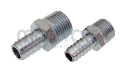 PCL Steel Male Hose Tail Adaptor 3/16