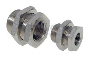 Nickel Plated Brass BSP Bulkhead Fitting