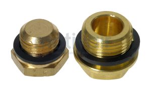 Brass Hex Male BSP Blanking Plug