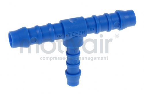 Nylon Reducing Barbed Tee Adaptor 1/8