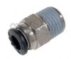 Male Stud Connector NPT 1/4 - 1/2