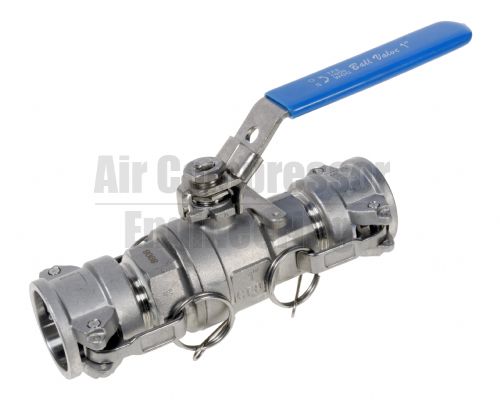 Ball valve/Camlock assembly S/Steel 1/2