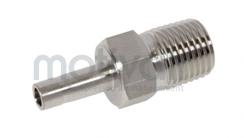 Male Tube To Pipe Adaptor BSPT Metric & Imperial