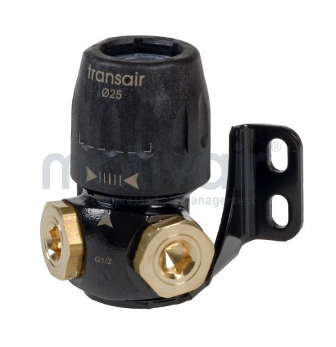 Transair Wall Bracket with 1, 2 or 3 Outlets