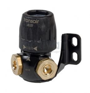 Transair Wall Bracket with 1, 2 or 3 Outlets