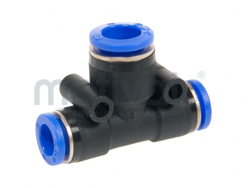 Metric Unequal Push In Reducer Tee 4 - 16mm od