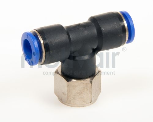 Push In Female Stud Branch Tee BSPP 4-12mm