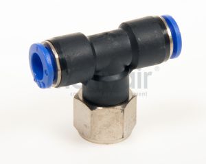 Push In Female Stud Branch Tee BSPP 4-12mm