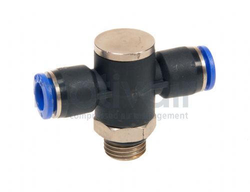 Push In Male Stud Universal Tee BSPP 4 - 12mm