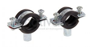 Rubber Lined Pipe Clips 12mm - 254mm