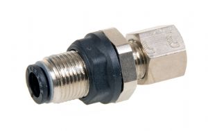Legris LF3000 Push In Mixed Bullkhead Connector