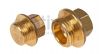 Brass Hex Male BSP Flanged Blanking Plug 1/8 - 2