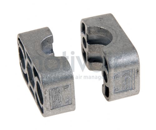 Single Std Tube Grooved Clamp Jaws (Aluminium)