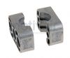 Single Std Tube Grooved Clamp Jaws (Aluminium)