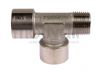 Nickel Plated Brass Offset Male BSP Tee 