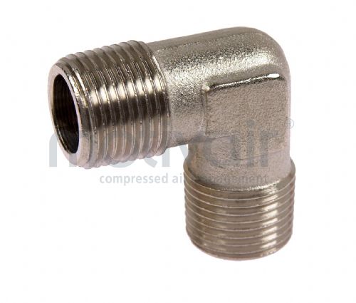 Nickel Plated Brass Male/Male BSP Equal Elbow