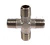 Nickel Plated Brass Male BSP Equal Cross 