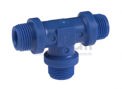 Nylon Male Equal BSP Tee Adaptor 1/8