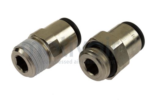 Male Stud Connector BSPT 1/8