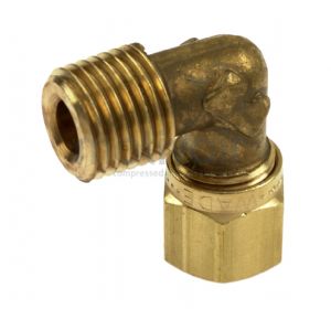 Compression fitting - Elbow Male Taper BSPT       