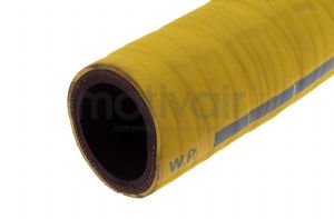 Rubber hose - Mandrel built - Black & Yellow Cover