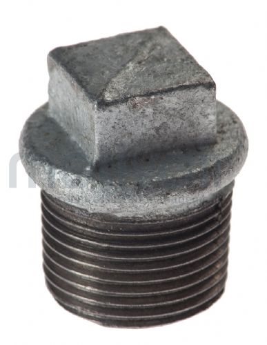 Malleable Iron Beaded Plug 1/4