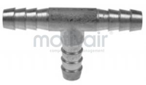 Hose Tail Tee - Brass 3/16